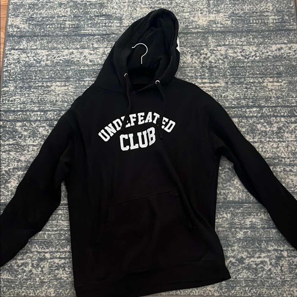 Undefeated Black Sweatshirt Hoodie Fear Club
